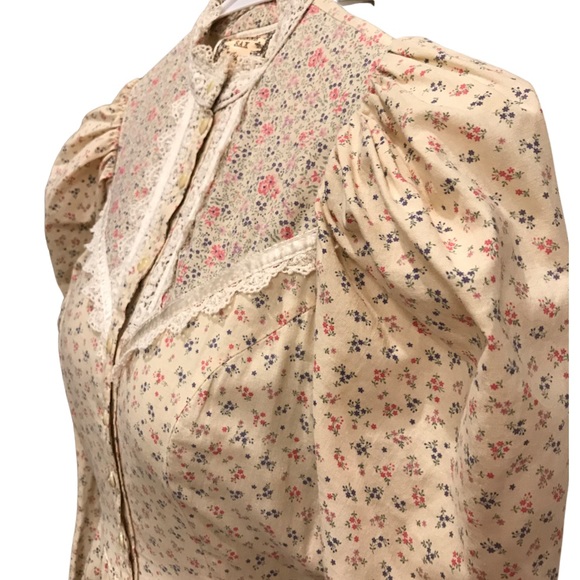 Gunne Sax Prairie Dress, Puff, Victorian, RARE - Picture 3 of 16